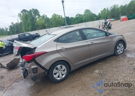 2016 Hyundai Elantra Se from USA, damaged, VIN 5NPDH4AE0GH782003